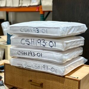 NEW Serena & Lily Balboa Rattan Armchair Cushion-Perennials White